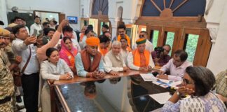 बीकानेर लोकसभा से अर्जुनराम मेघवाल ने भरा नामांकन