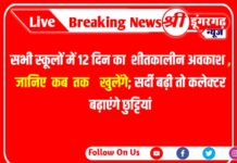सभी स्कूलों में 12 दिन का शीतकालीन अवकाश:25 दिसंबर से 5 जनवरी तक नहीं खुलेंगे; सर्दी बढ़ी तो कलेक्टर बढ़ाएंगे छुट्टियां